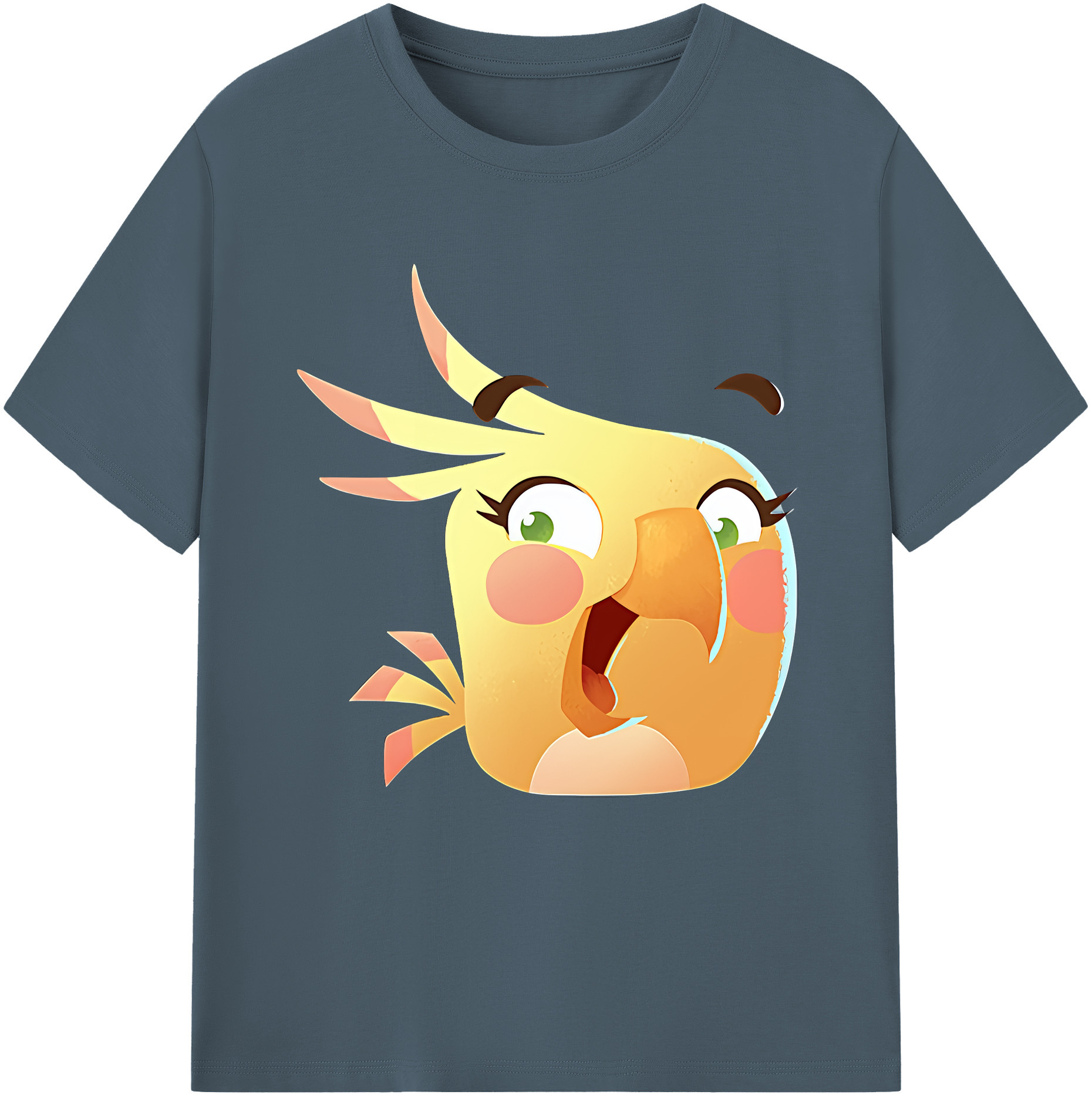 （画像用） Angry Birds アングリーバード 綿100％半袖Tシャツ（フロントプリント）
